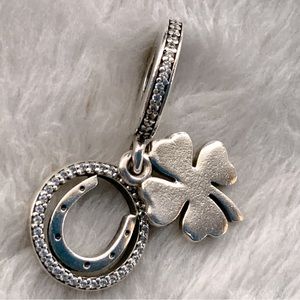 Pandora Lucky Horseshoe CZ Dangle